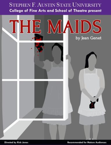 publicity poster for "The Maids"
