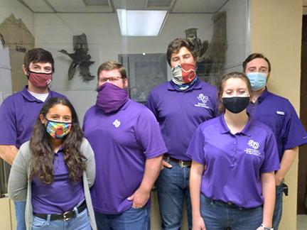 members of the SFA student chapter of The Wildlife Society