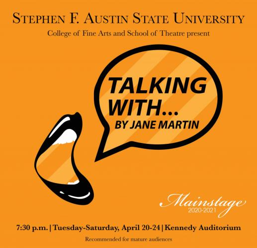 image of promotional poster for "Talking With"