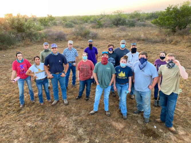 Stephen F. Austin State University's student chapter of The Wildlife Society