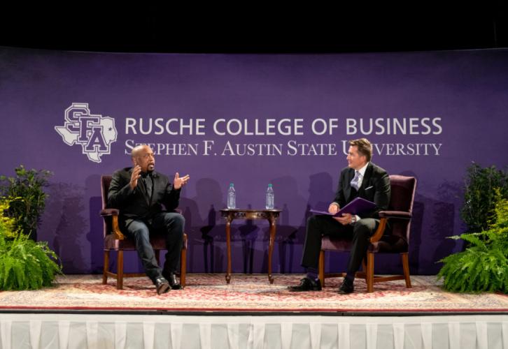 Guest speaker Daymond John of reality show “Shark Tank”
