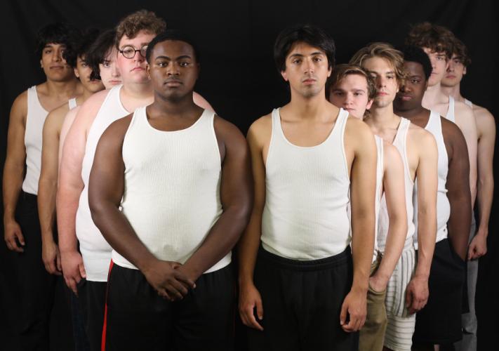 SFA cast members pose for a group photo