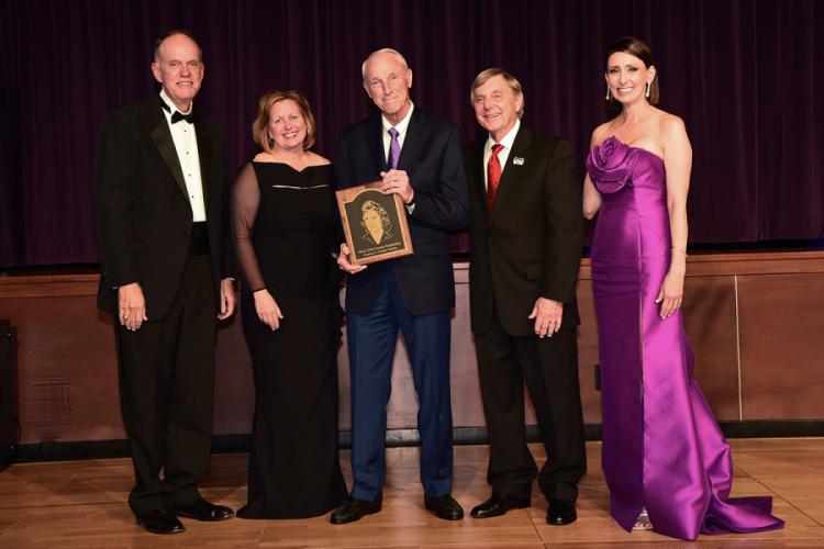 The Micky Elliott Family Foundation was inducted into the Stephen F. Austin Society