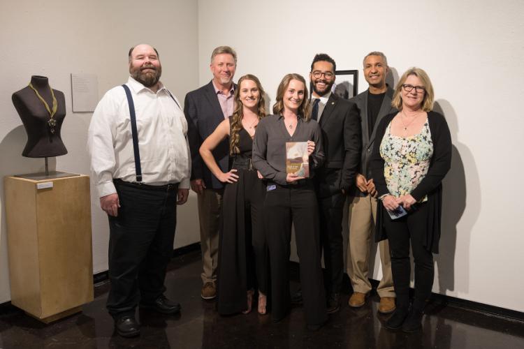 SFA student organizations collaborated with the School of Art and the Department of English and Creative Writing to present an exhibition, "Re-Visions."