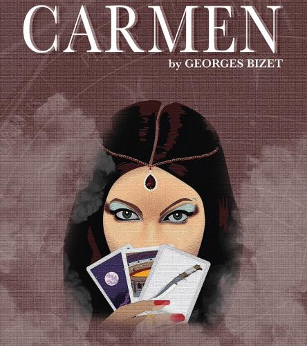 "Carmen" by Georges Bizet promotional poster