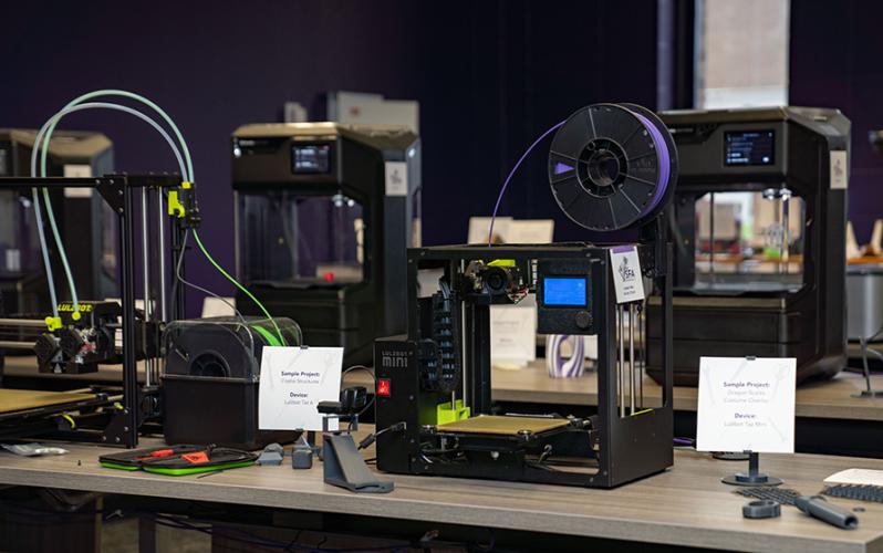3D printers in the makerspace