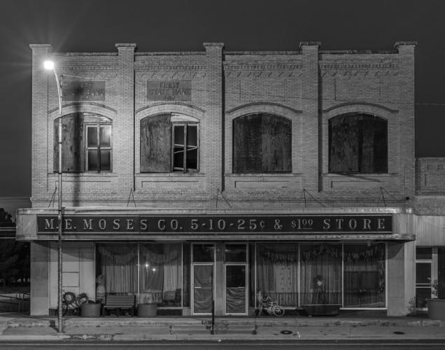 Eric Sweeney, artist from Garland, earned third place in the 2023 Texas National competition for the digital print “M.E. Moses.”