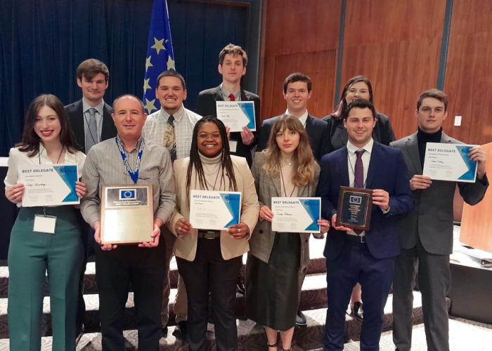 SFA’s Model EU team group photo