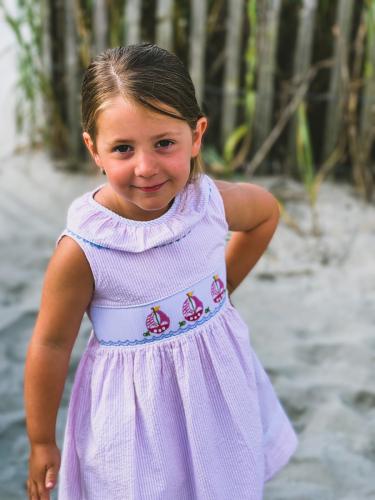 6-year-old Charleston Strong is one of SFA's children of the court during 2023 Homecoming celebrations.