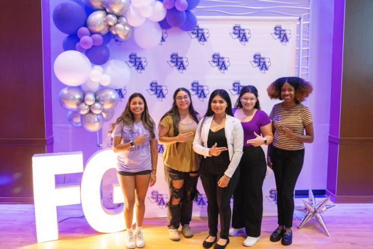 Six first-generation students at Stephen F. Austin State University received $5,000 scholarships from Coca-Cola Southwest Beverages.
