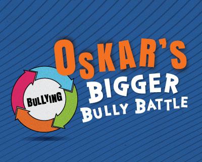 Promotional logo for Oskar's Bigger Bully Battle