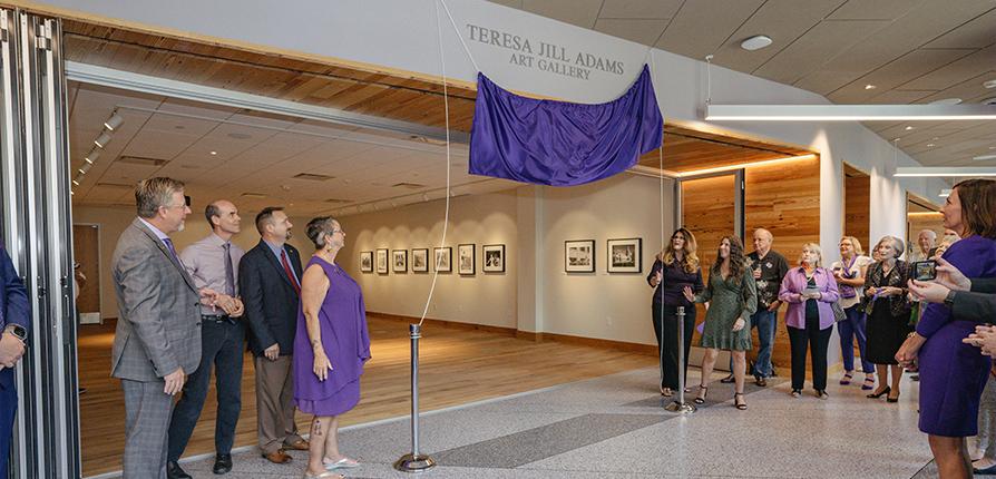 Unveiling of the Adams Art Gallery