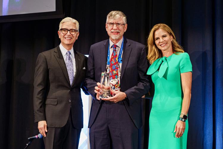 Oscar Rodriguez, Al Greule and Natalie Morales