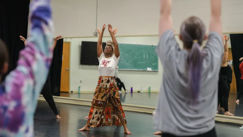 Afro Modern & Dunham Master Class for the SFA School of Theatre and Dance Students