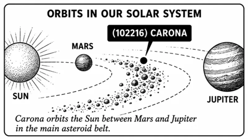 An asteroid discovered at the SFA Observatory in Nacogdoches in 1999 has been officially named Carona in honor of late Texas A&M University astronomer Don Carona. Image credit: Dr. Dan Bruton