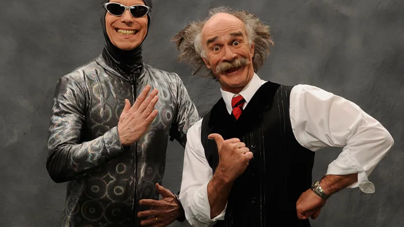 Mr. Fish and Trent the Mime