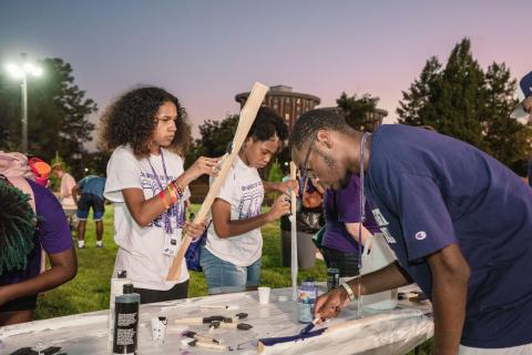 decorating axe handles