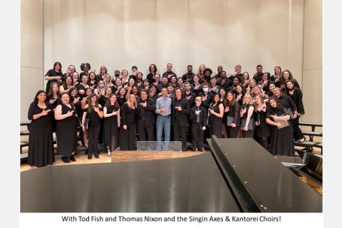 with Tod Fish and Thomas Nixon and the Singin' Axes and Kantorei Choirs