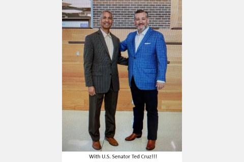 with U.S. Senator Ted Cruz