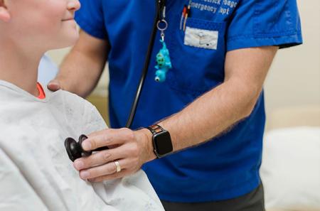 Various sections of the Northwest medical facility are engaging in COVID-19 clinical trials. Poage’s own emergency room team is part of a national double-blinded, randomized, controlled clinical trial investigating effective virus treatments.