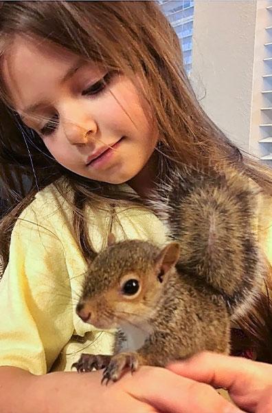 Snuggling with Chloe was a favorite pastime. Photo courtesy of DeAnna Prunés.