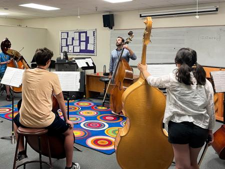 Strings camp attendees