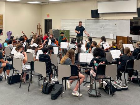 Strings camp attendees