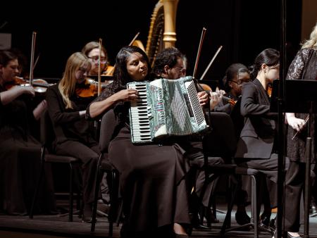 Images from the Centennial Concert in September. Photos by Lizeth Garcia