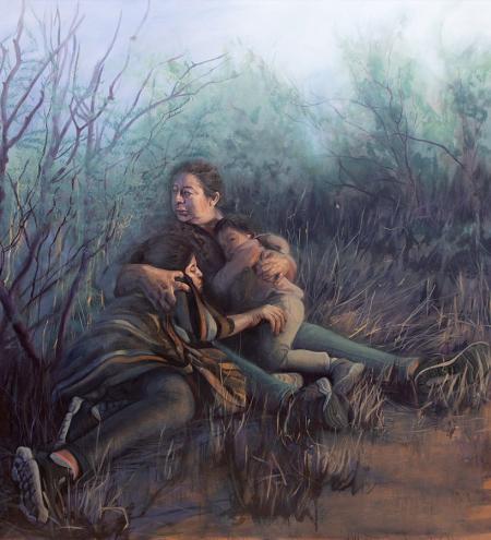 Untitled, 2024 Oil on canvas 72 by 72 inches