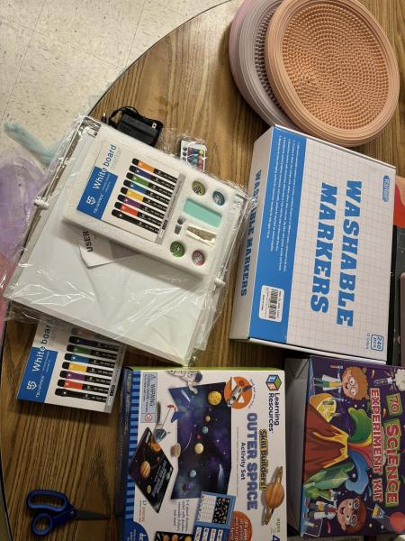 Materials purchased using Project Raices classroom implementation grant.