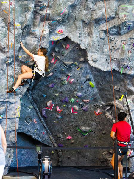 The Student Recreation Center is home to all our Lumberjacks' favorite ways to stay active. A 50' climbing rock, outdoor pool with lazy river, a schedule of outdoor adventures and more!