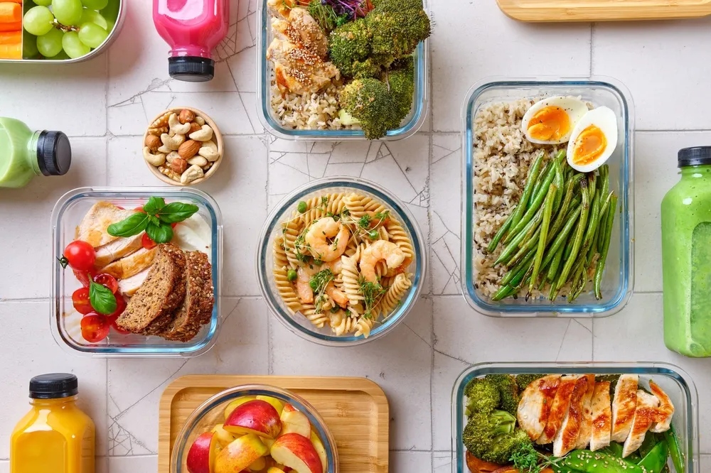 Collection of prepared meals with holistic nutrition