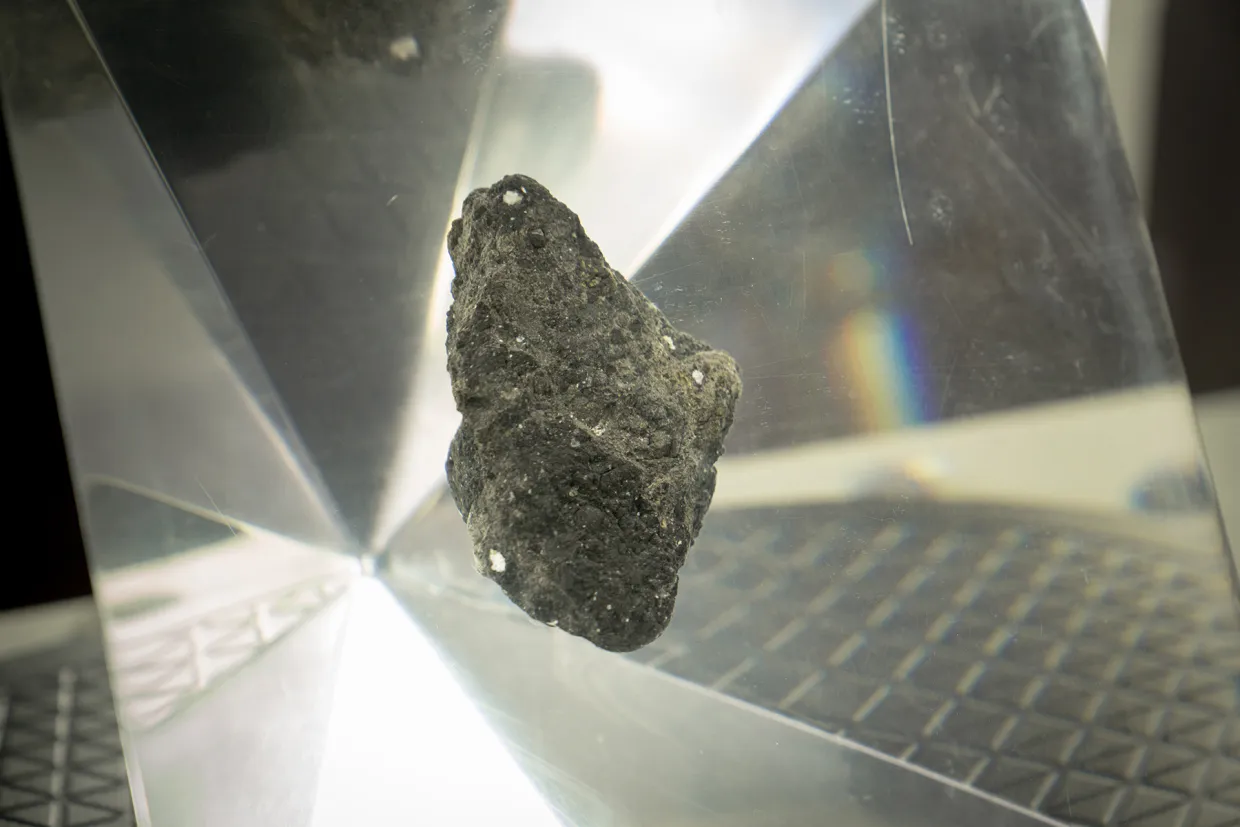 The moon rock, which NASA loaned to the museum, has been on central display since 2014 and will be taken on a nationwide tour for the United States Semiquincentennial celebration.