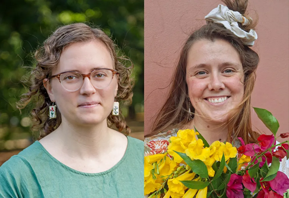 Faculty ethnomusicologist Hannah Snavely and Chilean guest artist Isabel Mekis Faculty ethnomusicologist Hannah Snavely and Chilean guest artist Isabel Mekis