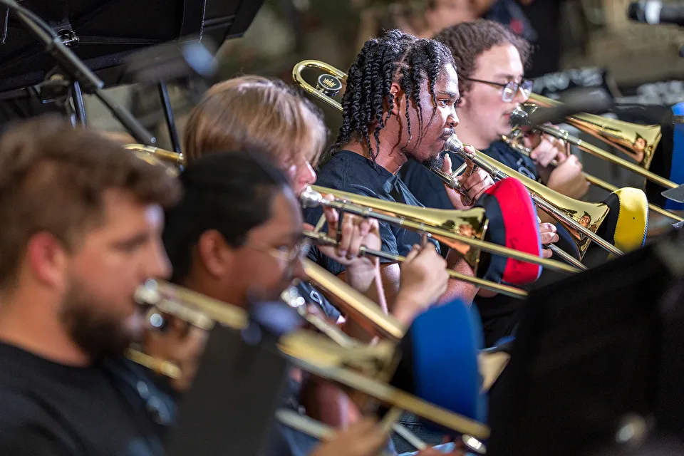 Trombone players