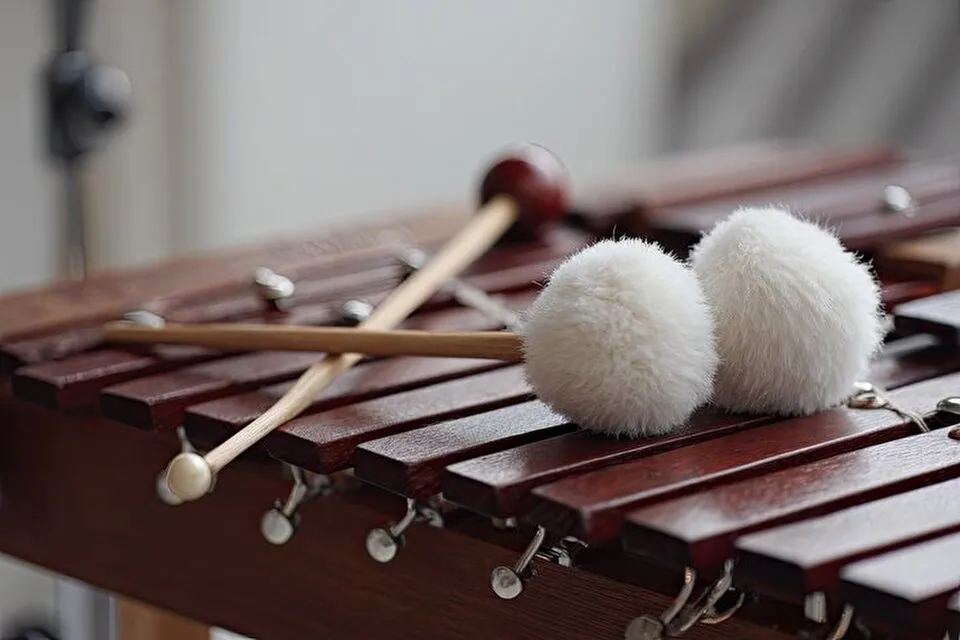 Close up of marimba Close up of marimba