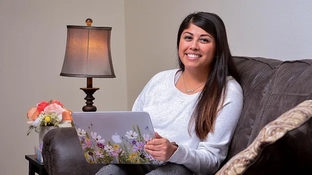 female student studying for Family Nurse Practitioner or Nurse Educator certificate
