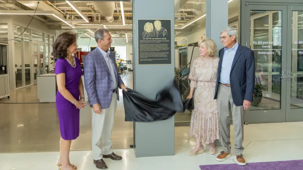 Dr. Kimberly Childs, Dr. Neal Weaver, and Barbara and Dr. Bill Gandy