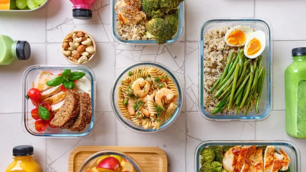Collection of prepared meals with holistic nutrition