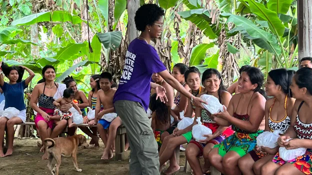 SFA social work student in Panama