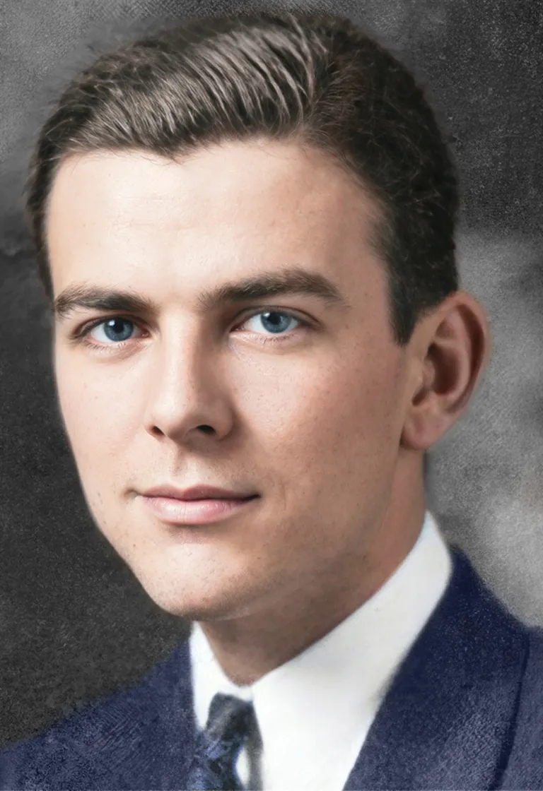 Denard Haden, Drama Club president, the 1929 Stone Fort yearbook