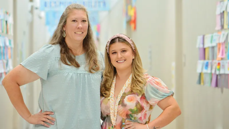 Melissa Hambleton and Julia Whitehead