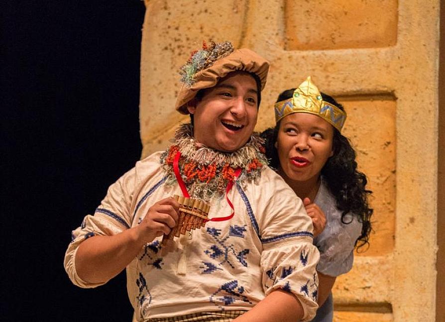 A scene from Mozart's "The Magic Flute."