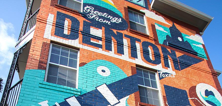 Denton mural