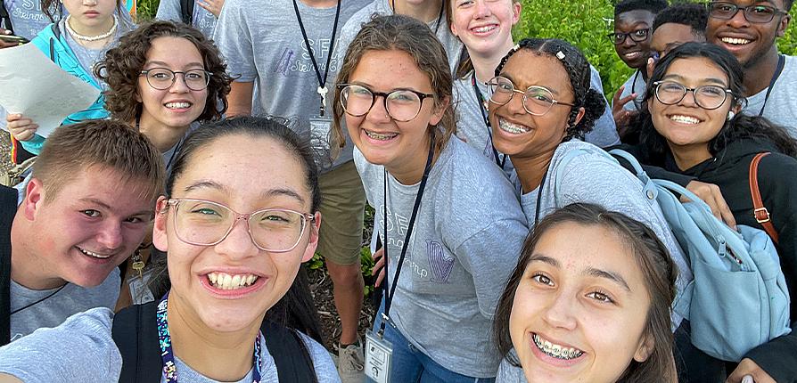 Strings camp attendees