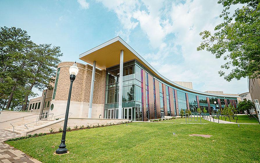 Newly renovated Griffith Fine Arts building