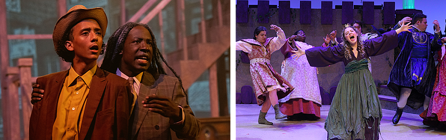 Student in theatre productions