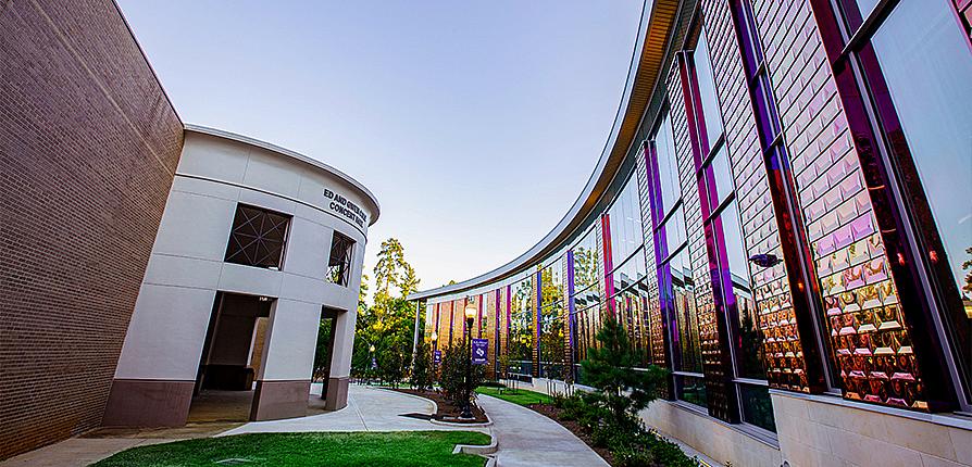 Exterior of Griffith Fine Arts Building