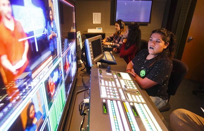 Radio/television students