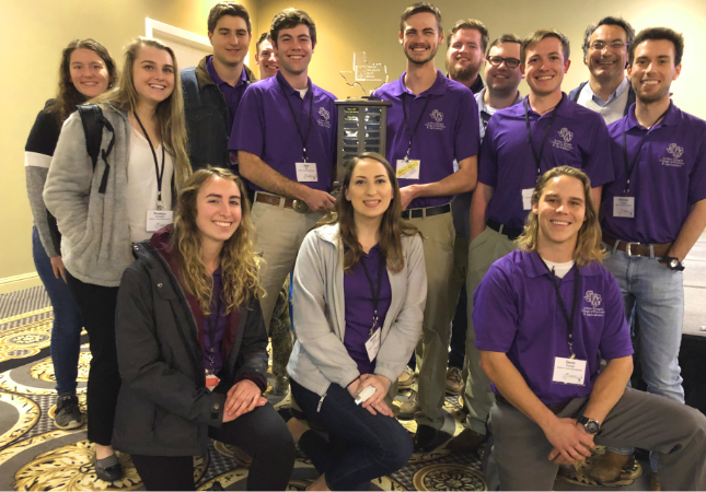 forestry students in The Wildlife Society
